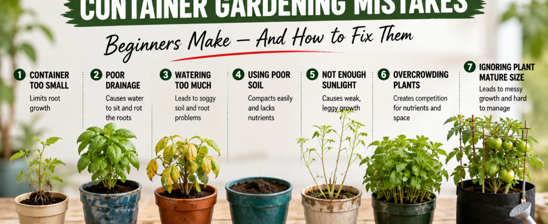 7 Container Gardening Mistakes: Easy Fixes for Beginners