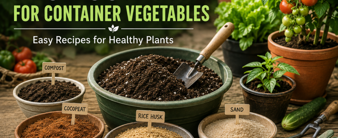 Best Soil Mix for Container Vegetables: Easy Recipes for Healthy Plants