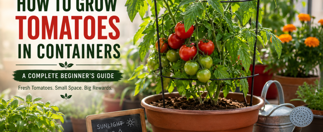 How to Grow Tomatoes in Containers: A Complete Beginner’s Guide